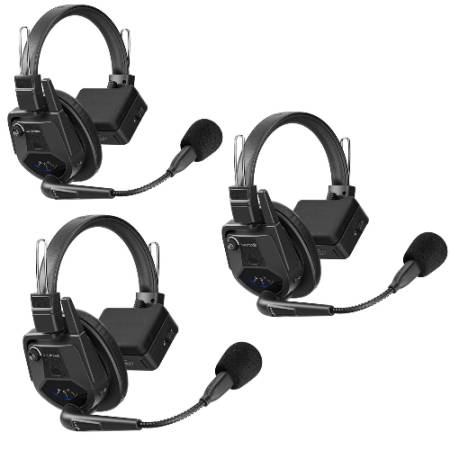 Saramonic WiTalk9 SE-3S - 3-osobowy bezprzewodowy system słuchawkowy interkom (Full-Duplex, 2.4GHz DECT)